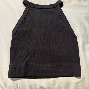 Hollister / Gilly Hicks Jet Black Ribbed Sleeveless Top - New without Tags